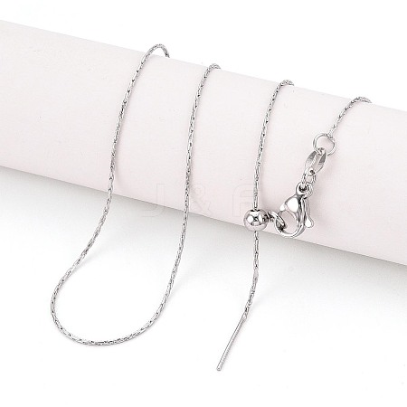 Brass Boston Link Chain Necklaces NJEW-B119-01P-1