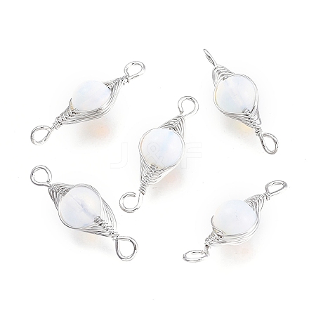 Synthetic Opalite Links Connectors G-K305-A04-P-1