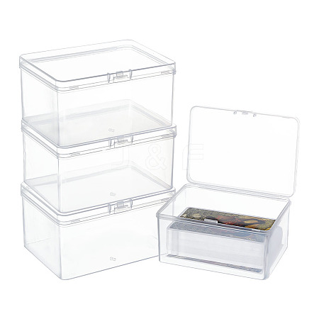 Plastic Bead Containers with Hinged Lid CON-WH0089-74-1