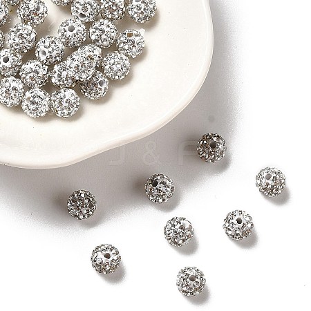 Pave Disco Ball Beads LS-RB-Q195-6mm-001-1
