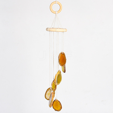 Nuggets Natural Agate Wind Chime PW23051616550-1