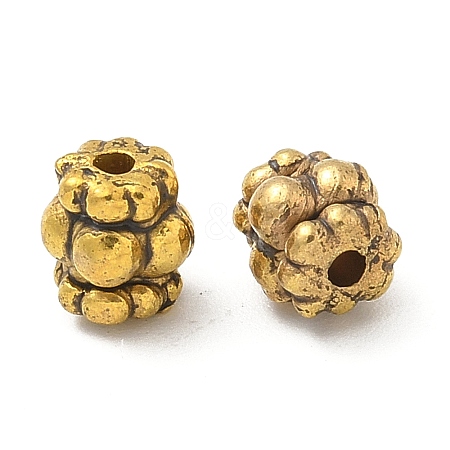 Tibetan Style Alloy Beads TIBE-P003-37AG-1