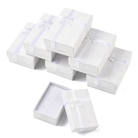 6Pcs Cardboard Jewelry Set Boxes CON-YW0001-70B-1