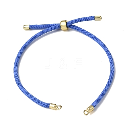 3MM Adjustable Round Nylon Braided Cord Bracelet Making FB-CBAA152-04G-35-1