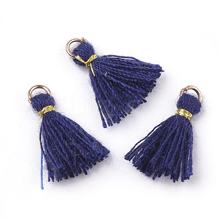 Polycotton(Polyester Cotton) Tassel Pendant Decorations FIND-S281-04-1