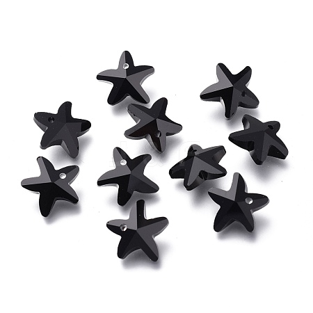 Faceted Glass Charms GLAA-H101-A-09-1