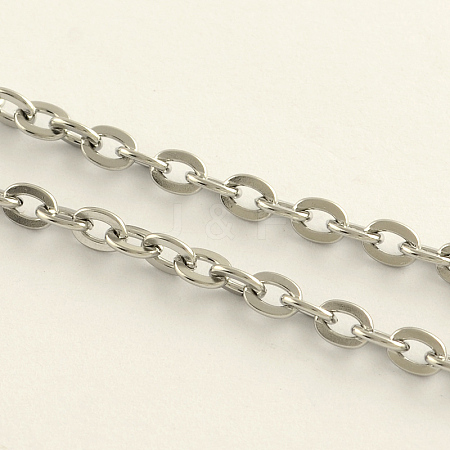 304 Stainless Steel Cable Chains CHS-R008-14-1