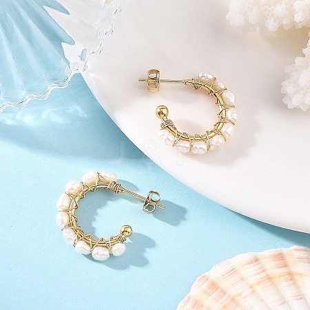 304 Stainless Steel Stud Earrings EJEW-JE07377-1