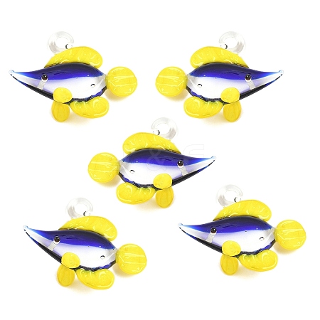 Handmade Lampwork Pendants LAMP-D304-01-1