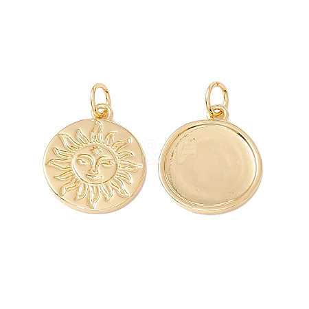 Rack Plating Brass Pendants LS-KK-C247-02G-1