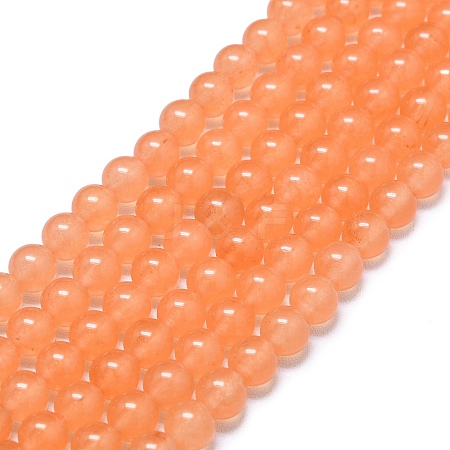 Natural Malaysia Jade Beads Strands G-L645-C01-4mm-20-1