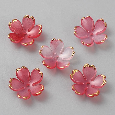 Acrylic Bead Caps OACR-CJC0002-04A-1