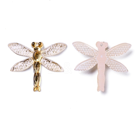 Transparent Resin Pendants RESI-WH0020-020A-1