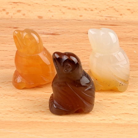 Natural Agate Carved Bird Figurines PW-WGD7FD8-08-1