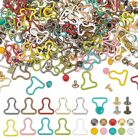 Alloy Soldier Clasp & Garment Rivets  DIY-FG0005-94-1