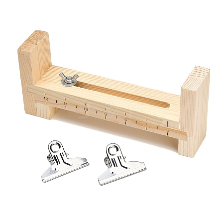 Wooden Bracelet Webbing Retainer Knitting Tool WD-CBA63DB-01-1