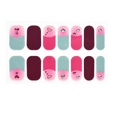 Full Cover Nombre Nail Stickers MRMJ-S060-ZX3382-1