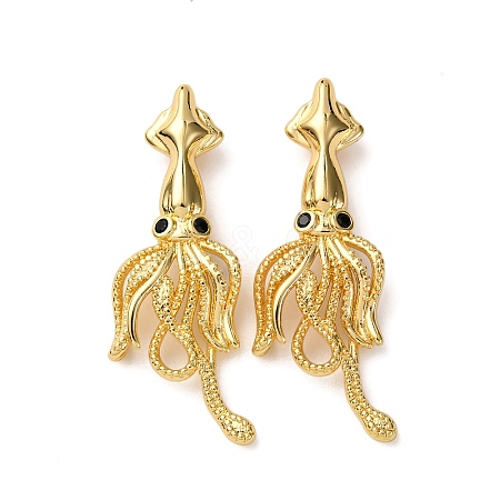 Brass Pave Cubic Zirconia Pendants KK-A271-01B-G-1