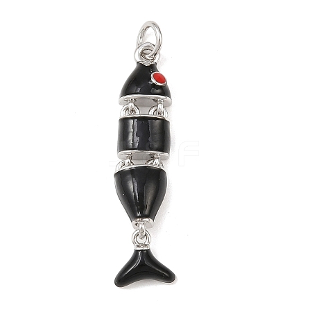 Brass Enamel Pendants KK-P339-24P-02-1