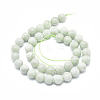 Natural Myanmar Jade/Burmese Jade Beads Strands G-D0001-09-10mm-2