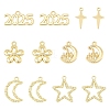 12Pcs 6 Styles Alloy Pendants FIND-FS0003-38G-1