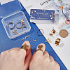 DIY Stainless Steel Charms Cuff Ring Making Kit DIY-SC0026-07G-3