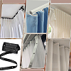 1Pc Cloth with Stainless Steel Wave Fold Curtain Tape FIND-PH0060-17A-5
