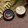 Christmas Series Wax Seal Brass Stamp Head LS-AJEW-M037-01G-15-1