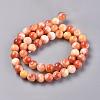 Natural White Jade Beads Strands G-H1625-6mm-PR11-2