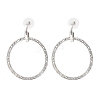 Alloy & Crystal Rhinestone Dangle Stud Earrings EJEW-G467-01P-01-4