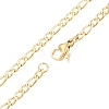 Men's 201 Stainless Steel Figaro Chains Necklace NJEW-N050-A08-3-60G-2