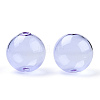 Transparent Blow High Borosilicate Glass Globe Beads X-GLAA-T003-09B-2