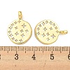 Brass Micro Pave Cubic Zirconia Pendants KK-Q809-06G-3
