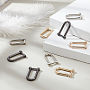 WADORN® 12Pcs 3 Colors Alloy D-Rings with Screw Shackle FIND-WR0005-35-4