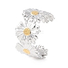 304 Stainless Steel Cuff Bangles for Women BJEW-G772-01GP-2