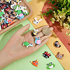 45Pcs 9 Styles Animal Theme Opaque Resin Cabochons RESI-SC0006-96-3