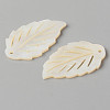 Natural Freshwater Shell Pendants SHEL-N026-88-3