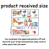 Translucent PVC Self Adhesive Wall Stickers STIC-WH0015-334-2
