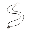 Rack Plating Alloy Pendant Necklaces Sets NJEW-B081-03-6