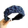 Denim Sequin Hair Bands for Women Girls PW-WG3BDBE-01-1