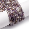 Faceted Natural Amethyst Beads Strands G-RM250101-E21-01-1