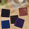 10Pcs 5 Colors Imitation Silk Men's Suit Square Scarf AJEW-CY0002-34A-7