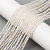 Natural White Topaz Beads Strands G-RM241221-A9-2