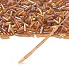 AB Color Plated Glass Bugle Beads SEED-R012-162C-2