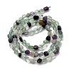 Natural Colorful Fluorite Beads Strands G-I389-A21-3