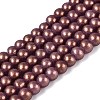 Baking Paint Glass Pearl Beads Strands DGLA-ZX001-05B-18-1