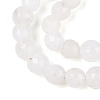 Dyed Natural White Jade Beads Strands G-T139-6mm-60-26-3