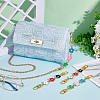   8Pcs 2 Colors Flower Plastic Enamel Link Bag Strap Extenders FIND-PH0010-60-4