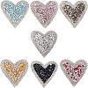 Glitter Hotfix Rhinestone Iron on Patches DIY-FG0001-70-1