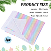 Rainbow Color Polyester Fabric DIY-WH0430-671-2